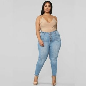 Fashion Nova Nequita ll High Rise Skinny Jeans - Women's